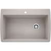 Blanco 442753 Diamond Super Single Drop-In or Undermount Kitchen Sink in Concrete Gray