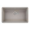 Blanco 442739 Precis Single Undermount Kitchen Sink in Concrete Gray