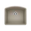 Blanco Diamond 24" Undermount Single Bowl Kitchen Sink in Concrete Gray