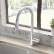 Kitchen Faucet With Pull-Down Spray 1.5 gpm in Stainless Finish