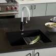 Blanco 442928 Precis 24" Single Kitchen Sink in Coal Black
