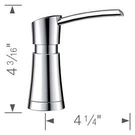 442048 Soap Dispenser, in Chrome
