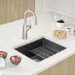 Blanco 442933 Precis 21" Single Kitchen Sink in Coal Black