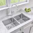 Blanco Quatrus 18-In X 32-In Double-Basin Undermount Kitchen Sink
