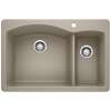 Blanco Diamond 70/30 Double Bowl Dual Mount Kitchen Sink in Truffle