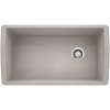 Blanco 442752 Diamond Super Single Undermount Kitchen Sink in Concrete Gray