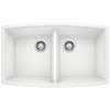 Blanco Performa 20-In X 33-In Double-Basin Granite Undermount Kitchen Sink
