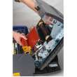 BBP85 Series R10000 Printer Ribbon, Roll of 200', Black/Orange, 8.8