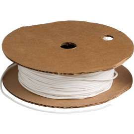 BRADYMARK Series PVC Tubing: Vinyl, White, 0.08" Dia x 100' L