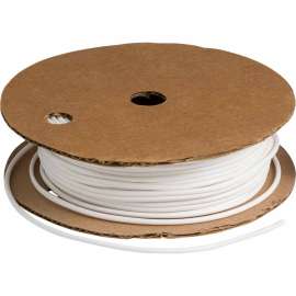BRADYMARK Series PVC Tubing: Vinyl, White, 0.101" Dia x 100' L