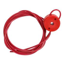 Universal Valve Lockout Component - Cable Attachment with 8' Sheathed Cable