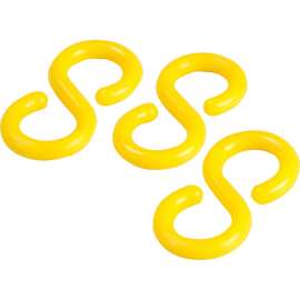 BradyLink Post S-Hooks, Yellow