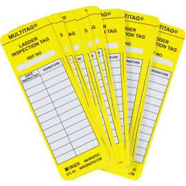 LADDERTAG Inserts, LADDER INSPECTION TAG REF NO: DATE INSPECTED: SIGNATURE: