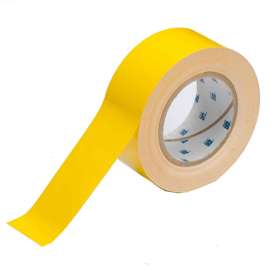 ToughStripe(R) Floor Marking Tape Roll - Polyester, Solid Color, Yellow, 2" x 100'