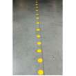 ToughStripe(R) Floor Marking Tape Dots - Polyester, Solid Color, Yellow, 3.5