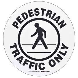 Floor Sign, 17" Dia x 0.011" D