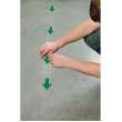 ToughStripe(R) Floor Marking Tape Arrows - Polyester, Solid Color, Green, 2
