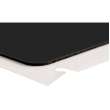 Raised Panel Polyester Push Button Labels 1.8in H x 1.8in W BK 500/RL