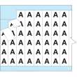 Numerical Wire Markers Perm Adhesive Aluminum Foil 1.5in H Legend: 37, 900 Total