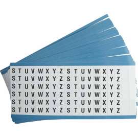 Cable Markers Glossy Permanent Vinyl, S to Z 450 Total