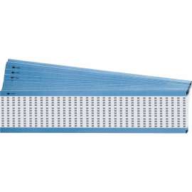 Numerical Wire Markers Permanent Adhesive Vinyl 0.5 in H Legend: 30, 3750 Total