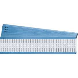Numerical Wire Markers Permanent Adhesive Vinyl 0.5 in H Legend: 34, 3750 Total