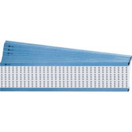 Numerical Wire Markers Permanent Adhesive Vinyl 0.5 in H Legend: 37, 3750 Total