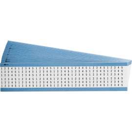 Wire Marker Card Repositionable Vinyl Cloth Legend: 1 to 5 900 Total