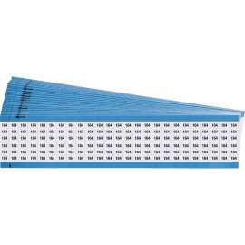 Numerical Wire Markers Repositionable Vinyl Cloth 1.5in H Legend: 164, 625 Total