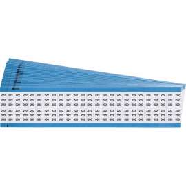 Numerical Wire Markers Repositionable Vinyl Cloth 1.5in H Legend: 222, 625 Total