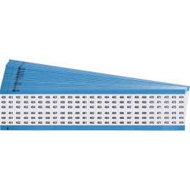 Wire Marker Card Repositionable Vinyl Cloth Legend: 450 to 474 625 Total