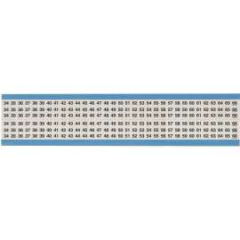 Wire Marker Acetate Cloth Legend: 34 to 66 1650 Total
