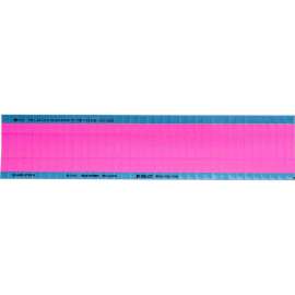 NEMA Wire Marker Permanent Adhesive Vinyl 0.75in H x 0.25in W Pink PK/25 Crds
