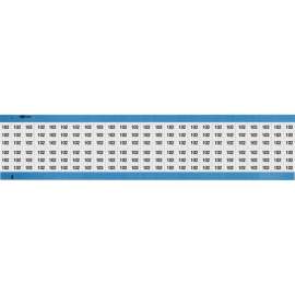 Numerical Wire Markers Repositionable Vinyl 0.75in H Legend: 102, 1250 Total