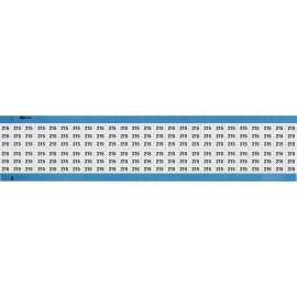Numerical Wire Markers Repositionable Vinyl 0.75in H Legend: 215, 1250 Total