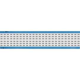 Numerical Wire Markers Repositionable Vinyl 0.75in H Legend: 216, 1250 Total