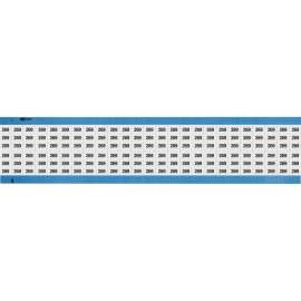 Numerical Wire Markers Repositionable Vinyl 0.75in H Legend: 269, 1250 Total