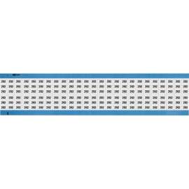 Numerical Wire Markers Repositionable Vinyl 0.75in H Legend: 292, 1250 Total