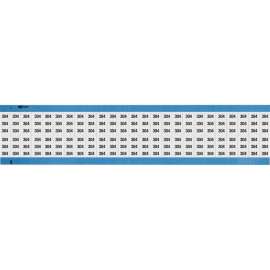 Numerical Wire Markers Repositionable Vinyl 0.75in H Legend: 304, 1250 Total