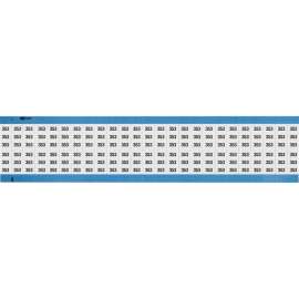 Numerical Wire Markers Repositionable Vinyl 0.75in H Legend: 353, 1250 Total