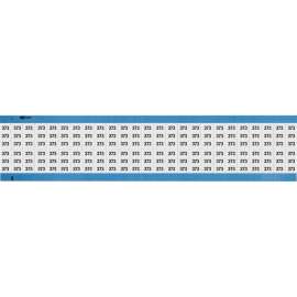 Numerical Wire Markers Repositionable Vinyl 0.75in H Legend: 373, 1250 Total