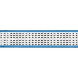 Wire Marker Card Repositionable Vinyl Cloth Legend: 375 to 399 1250 Total