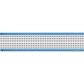 Wire Marker Card Repositionable Vinyl Cloth Legend: C4 1800 Total