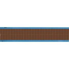 NEMA Wire Marker Repositionable Vinyl Cloth 0.75in H x 0.25in W Brown PK/25 Crds