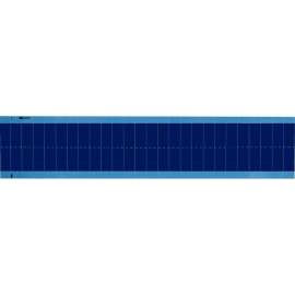 NEMA Wire Marker Repositionable Vinyl 0.75in H x 0.25in W Dark Blue PK/25 Crds
