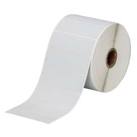 Metallized Polyester High Adhes and Rating Plate Lbl 1in H x 3in W LT GR 1500/RL