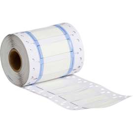 PermaSleeve Heat Shrink Wire and Cable Labels 3/8" Dia for 1" Small Core Printers - 2" White