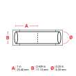PermaSleeve Heat Shrink Wire and Cable Labels 1/4