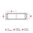 PermaSleeve Heat Shrink Wire and Cable Labels 3/8