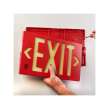 Plastic Photoluminescent Exit Sign 8.75